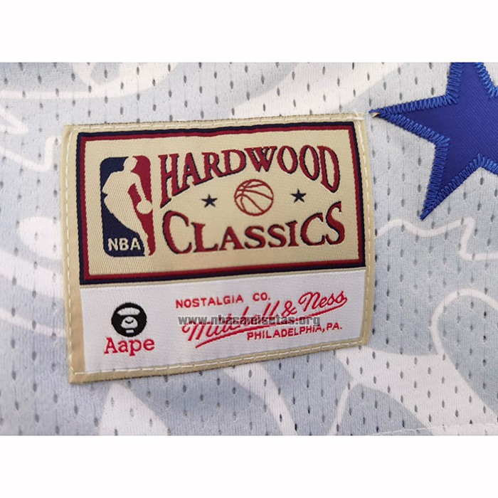 Camiseta All Star 1988 AAPE x Mitchell & Ness Blanco